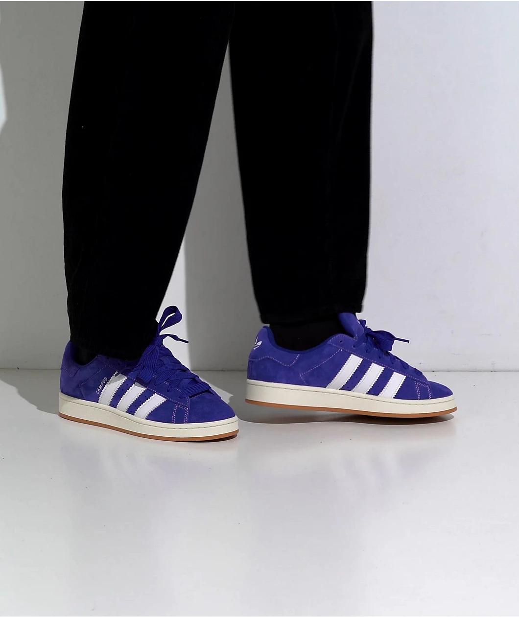 adidas Originals Campus 00s Semi Lucid Blue & Cloud White Skate Shoes Product Image
