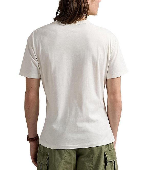 Polo Ralph Lauren Big & Tall Classic Fit Madras-Logo Jersey Short Sleeve T-Shirt Product Image