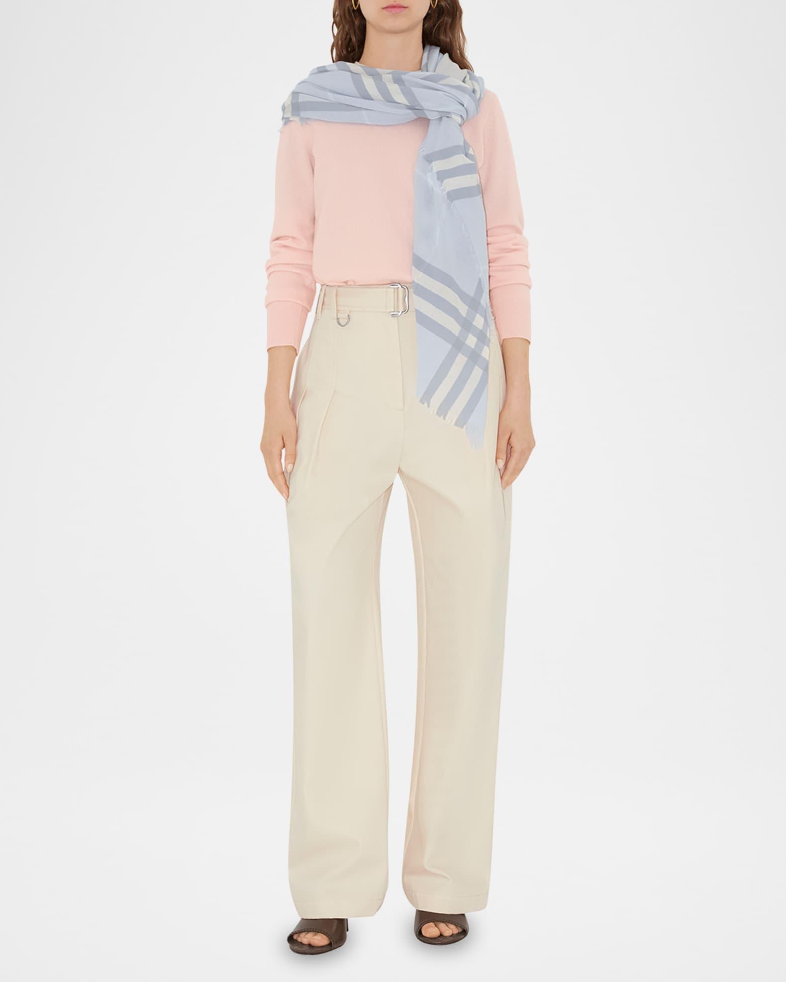 Giant Check Wool Scarf Product Image