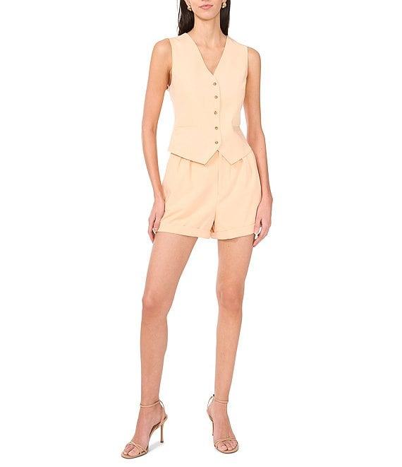 1. STATE V-Neck Button Front Vest Product Image