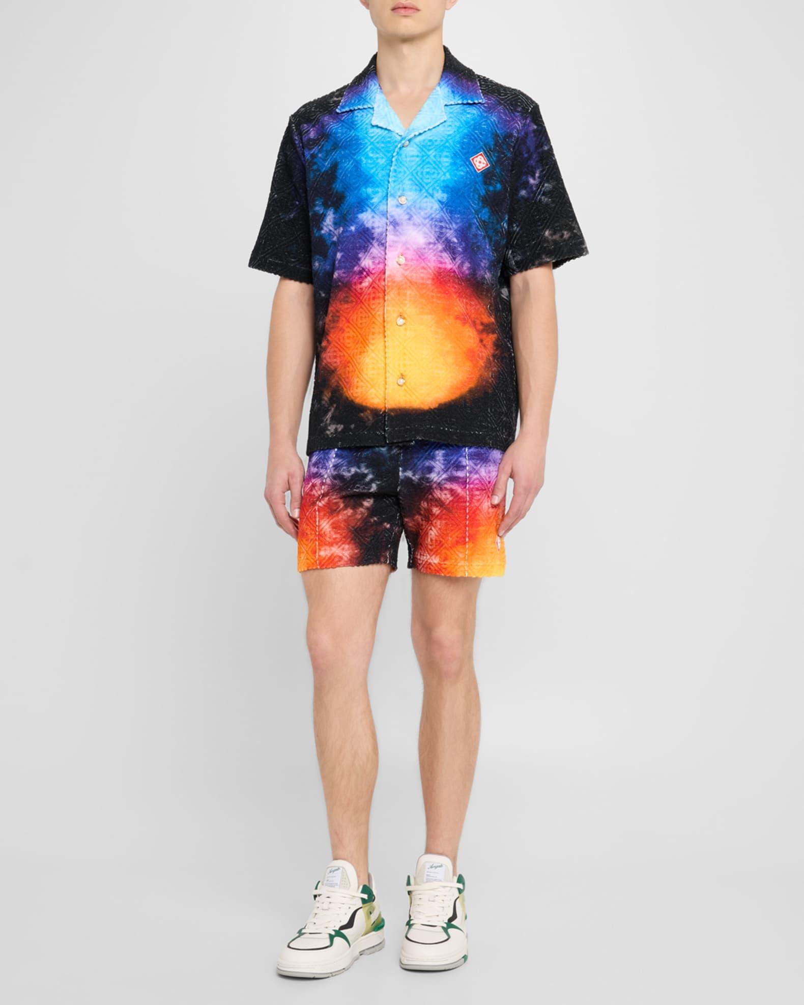 Men's Gradient Monogram Toweling Camp Shirt Product Image