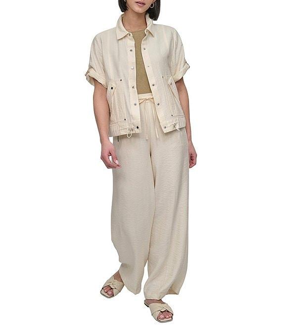 DKNY by Donna Karan Short Sleeve Utility Jacket Product Image