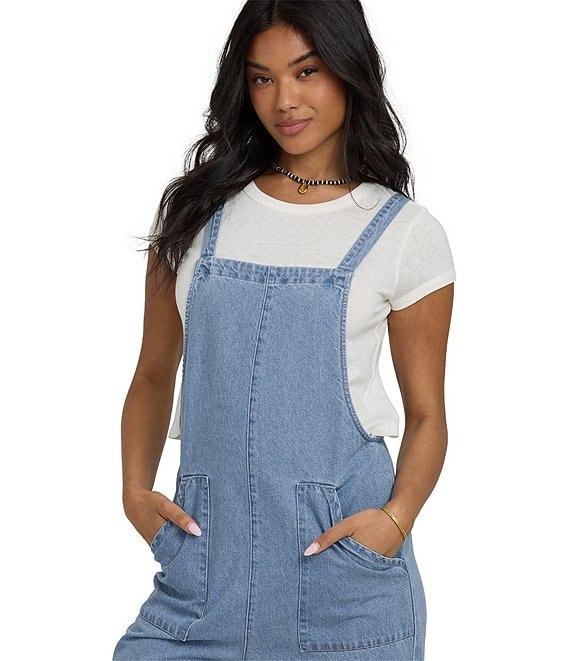Billabong Pacific Time Denim Overalls Product Image