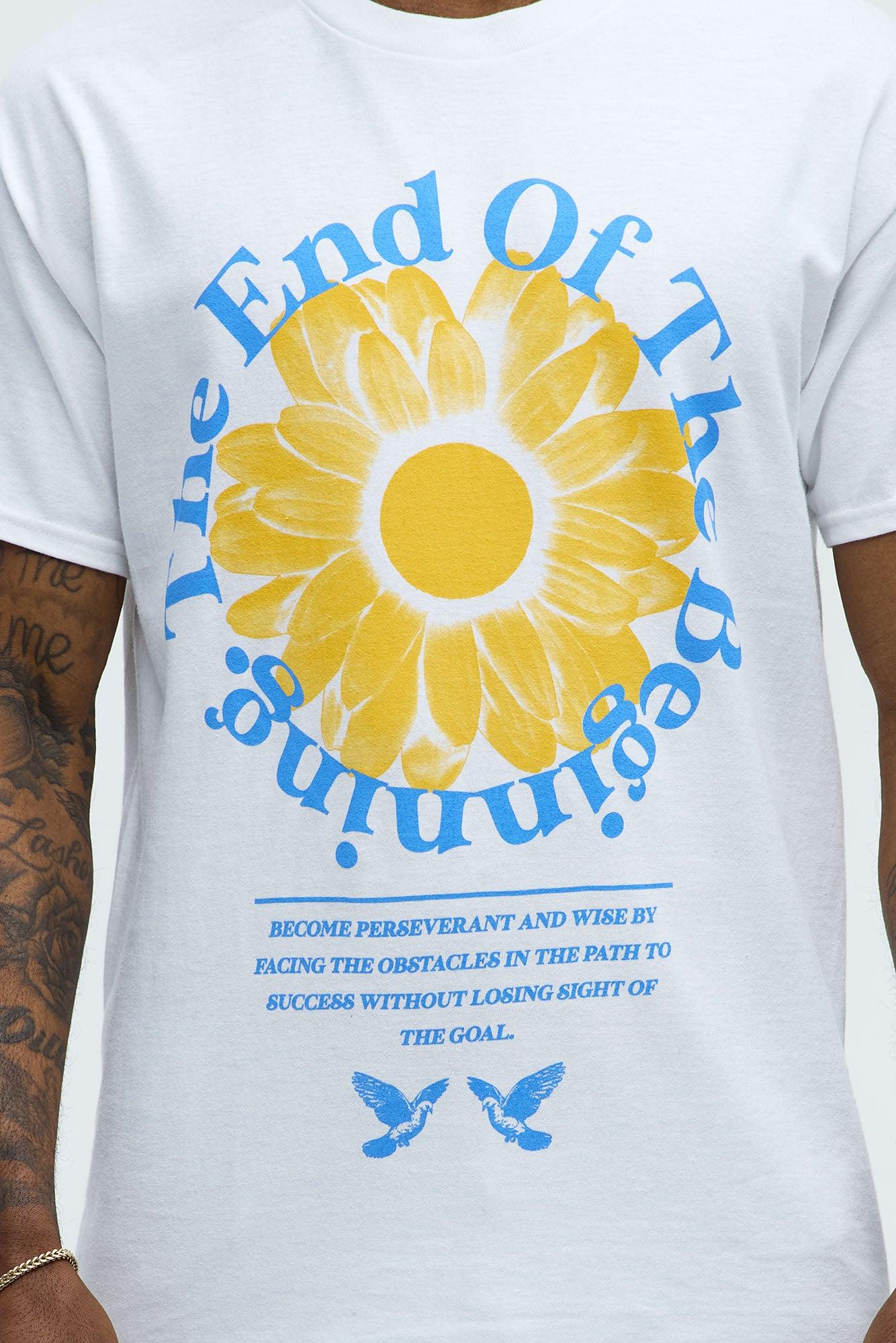 The End Of The Beginning Short Sleeve Tee - White Product Image