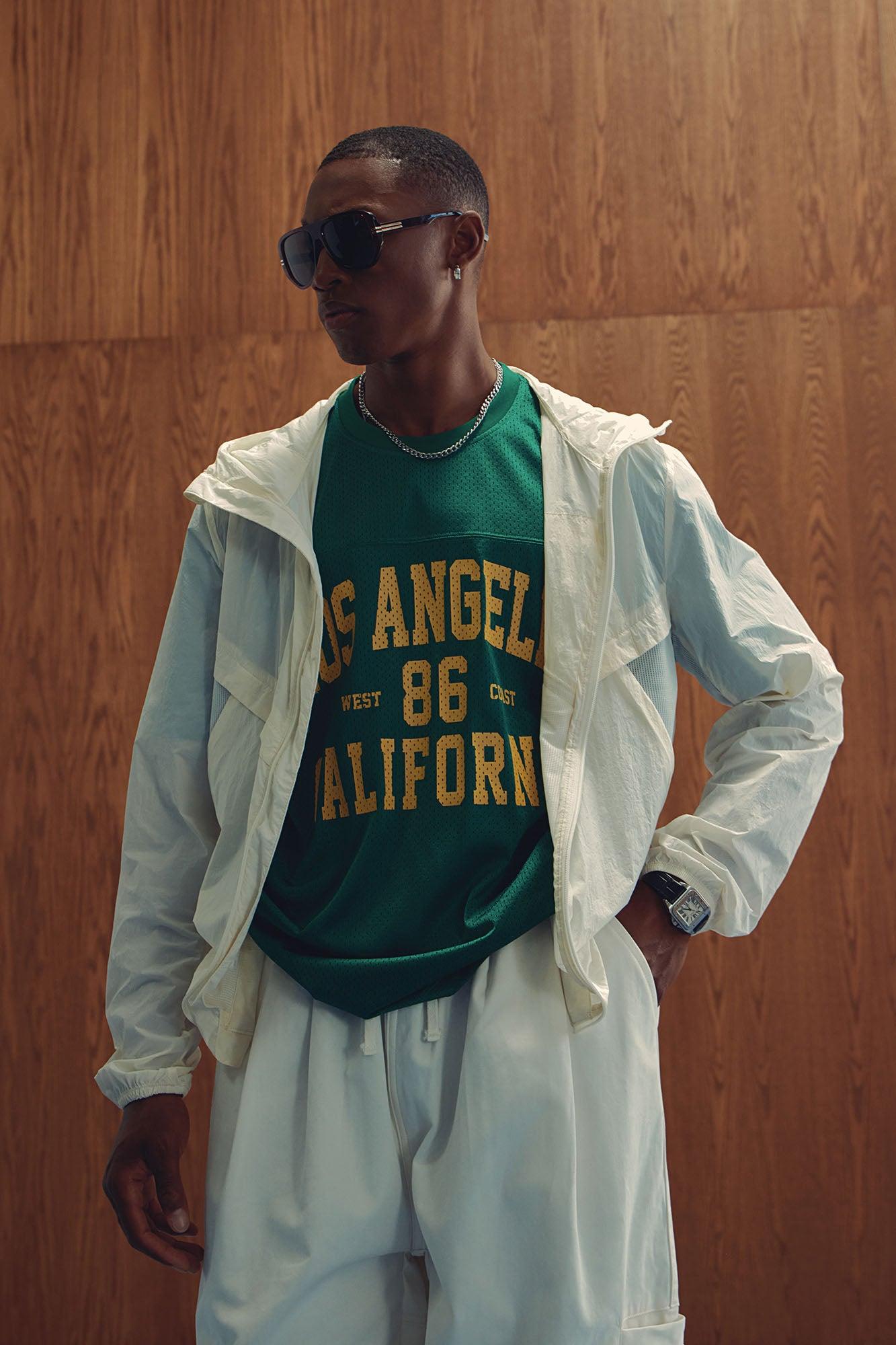 Los Angeles Jersey Tee - Green Male Product Image