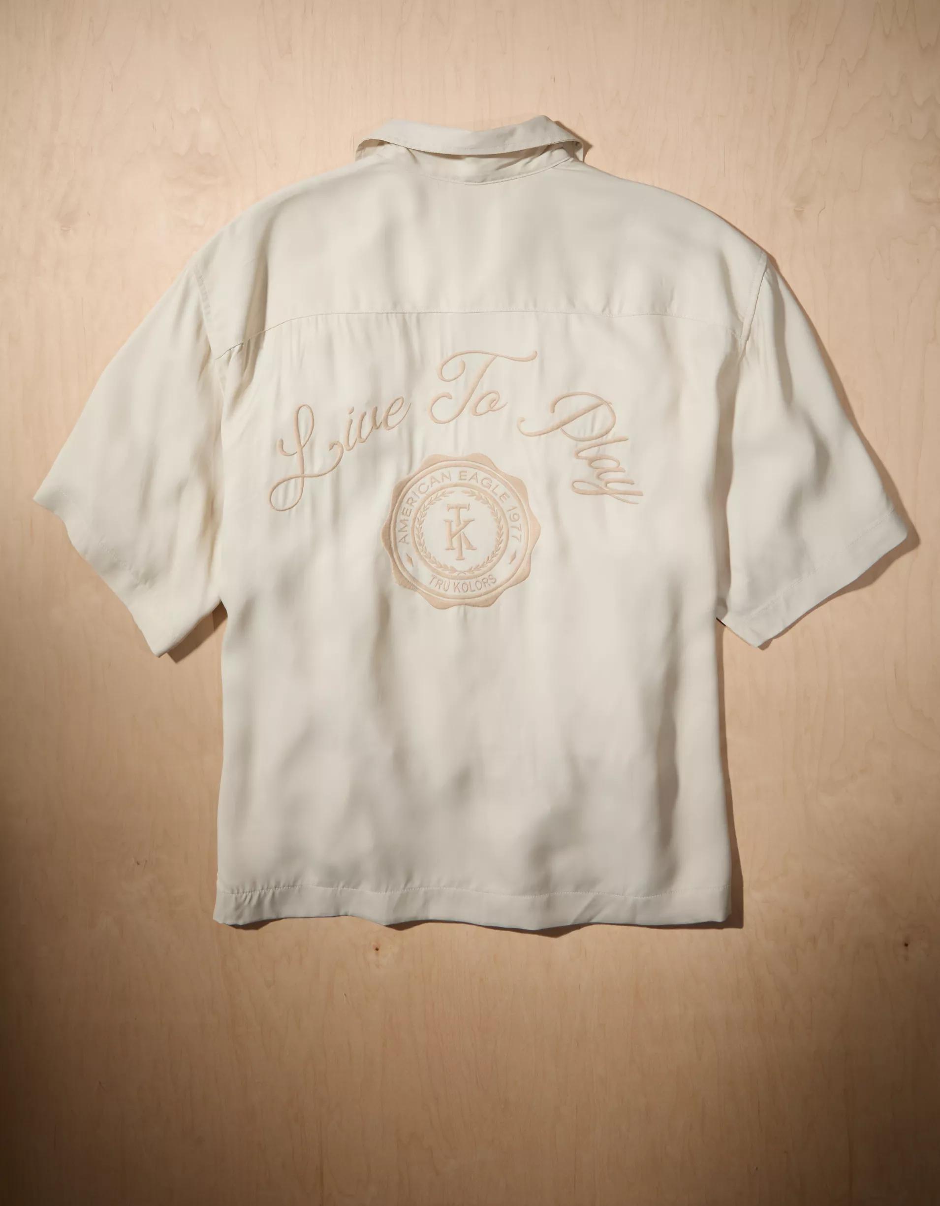 AE x Tru Kolors Short Sleeve Camp Shirt Product Image