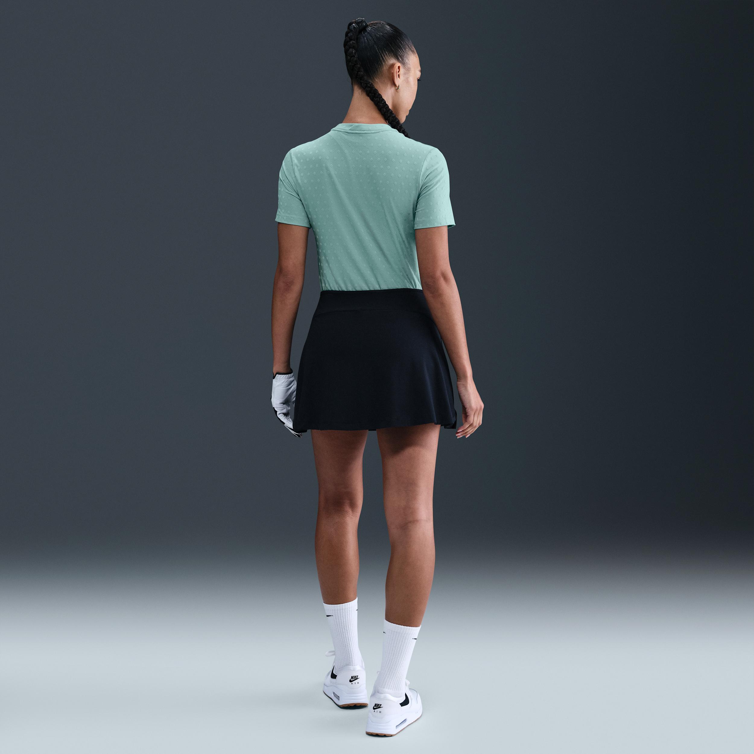 Nike Womens Tour Dri-FIT Short-Sleeve Blade Jacquard Golf Polo | FZ6302-017 Product Image