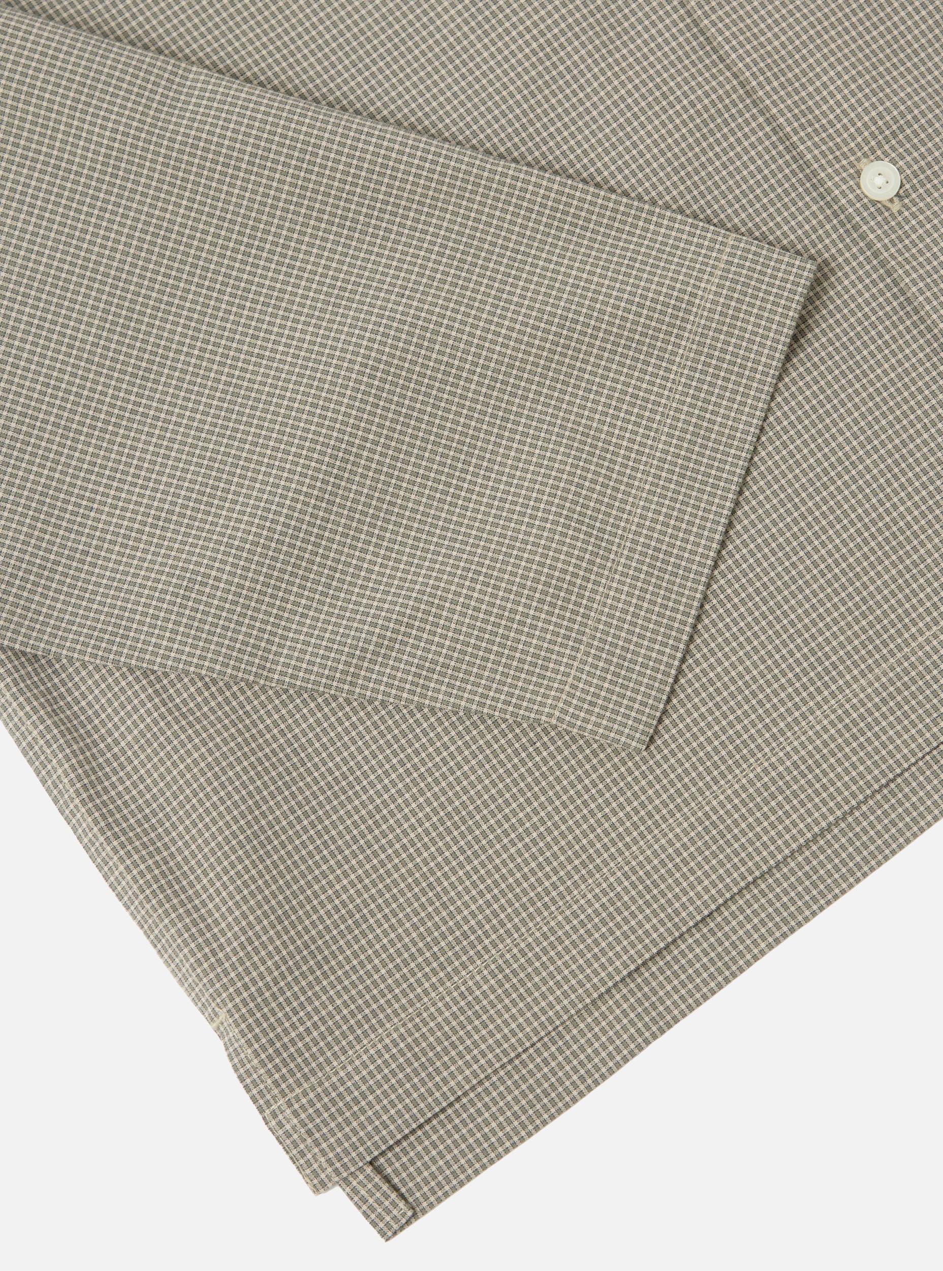 Green Tiny Check Long Pyjama Set Product Image