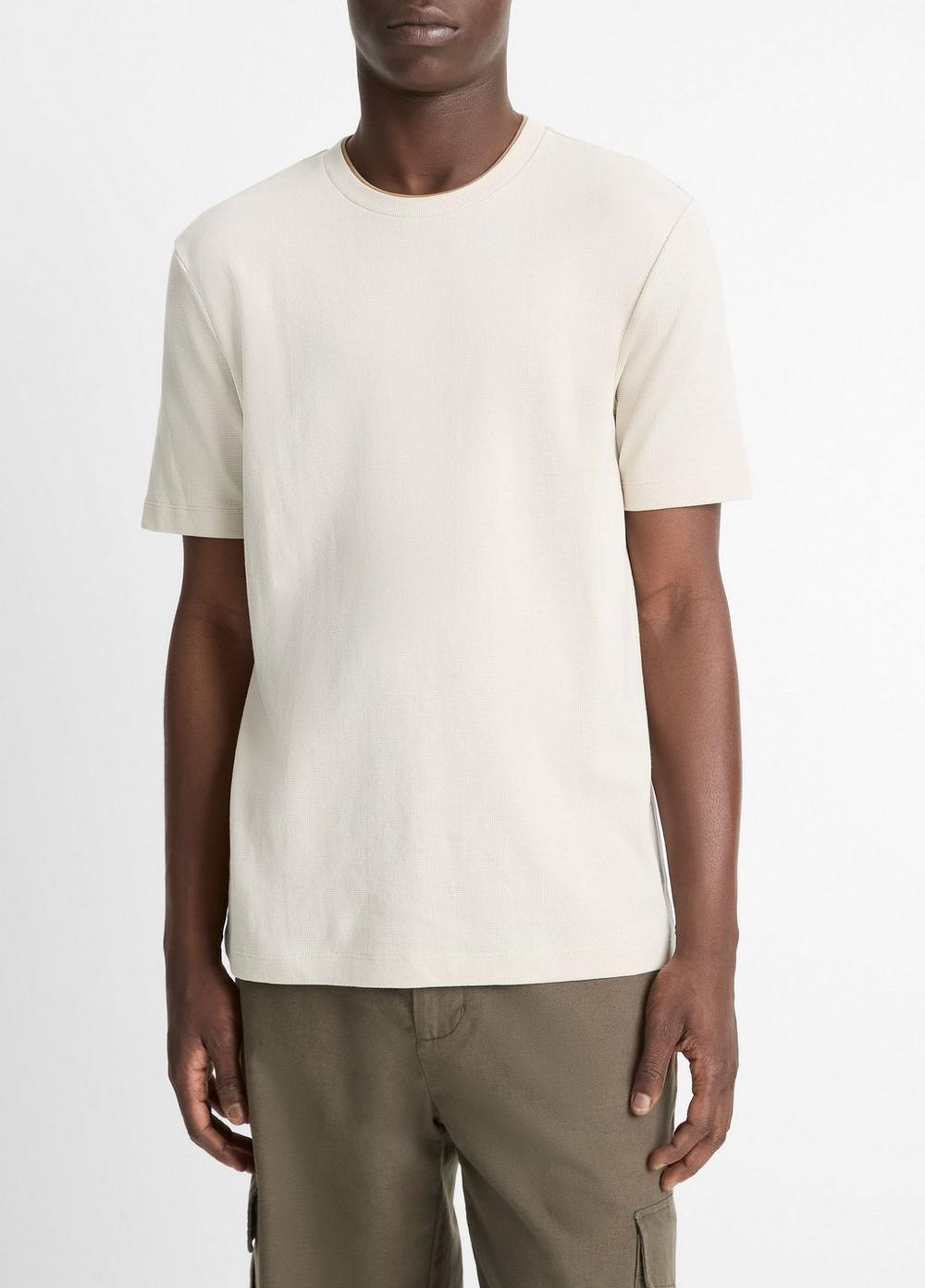 Double-Neck Pima Cotton T-Shirt Product Image