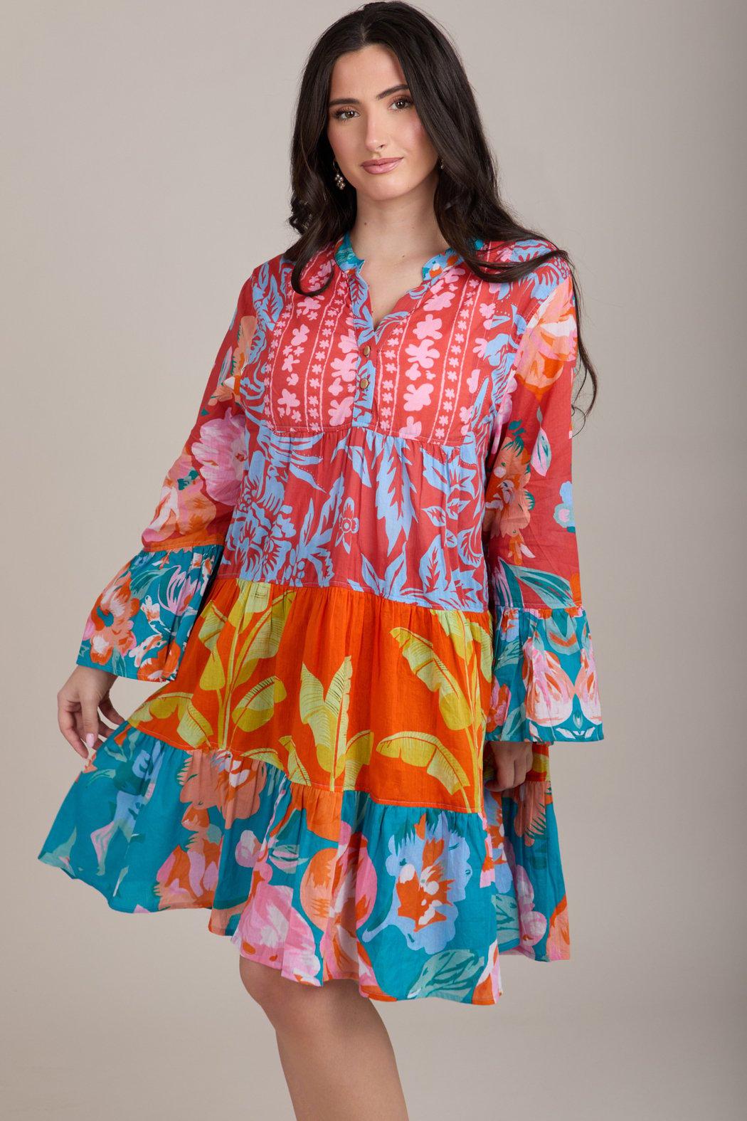 Sunset Tunic Cover Up Dress Product Image
