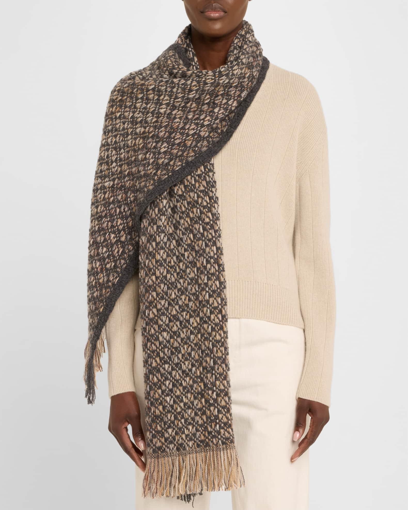 Knit Cashmere Scarf  Product Image