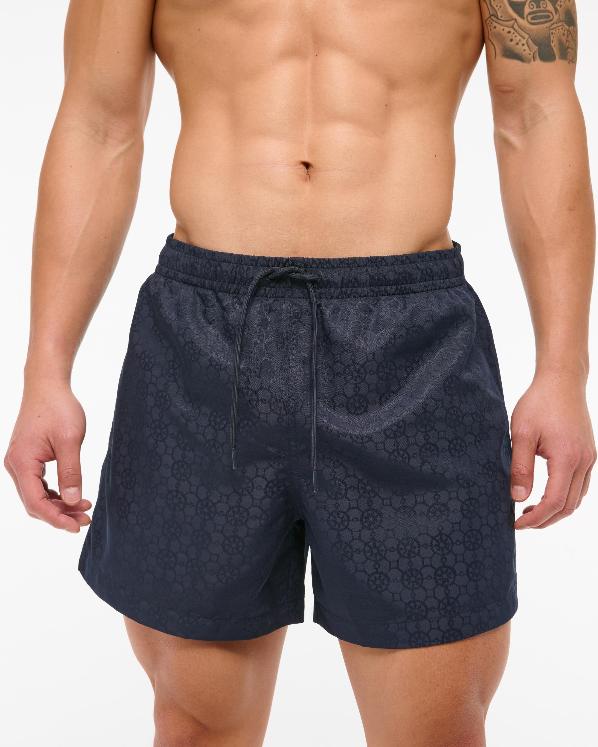 Pull-On Jacquard Swim Trunk Product Image