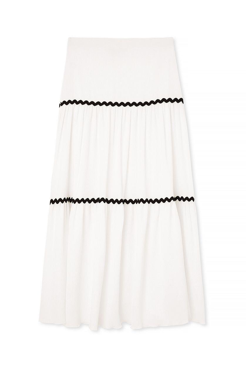 Contrast Maxi Skirt Product Image