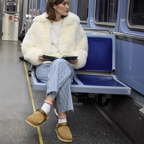 UGG Womens UGG Goldenstar Clogs - Womens Shoes Chestnut Product Image