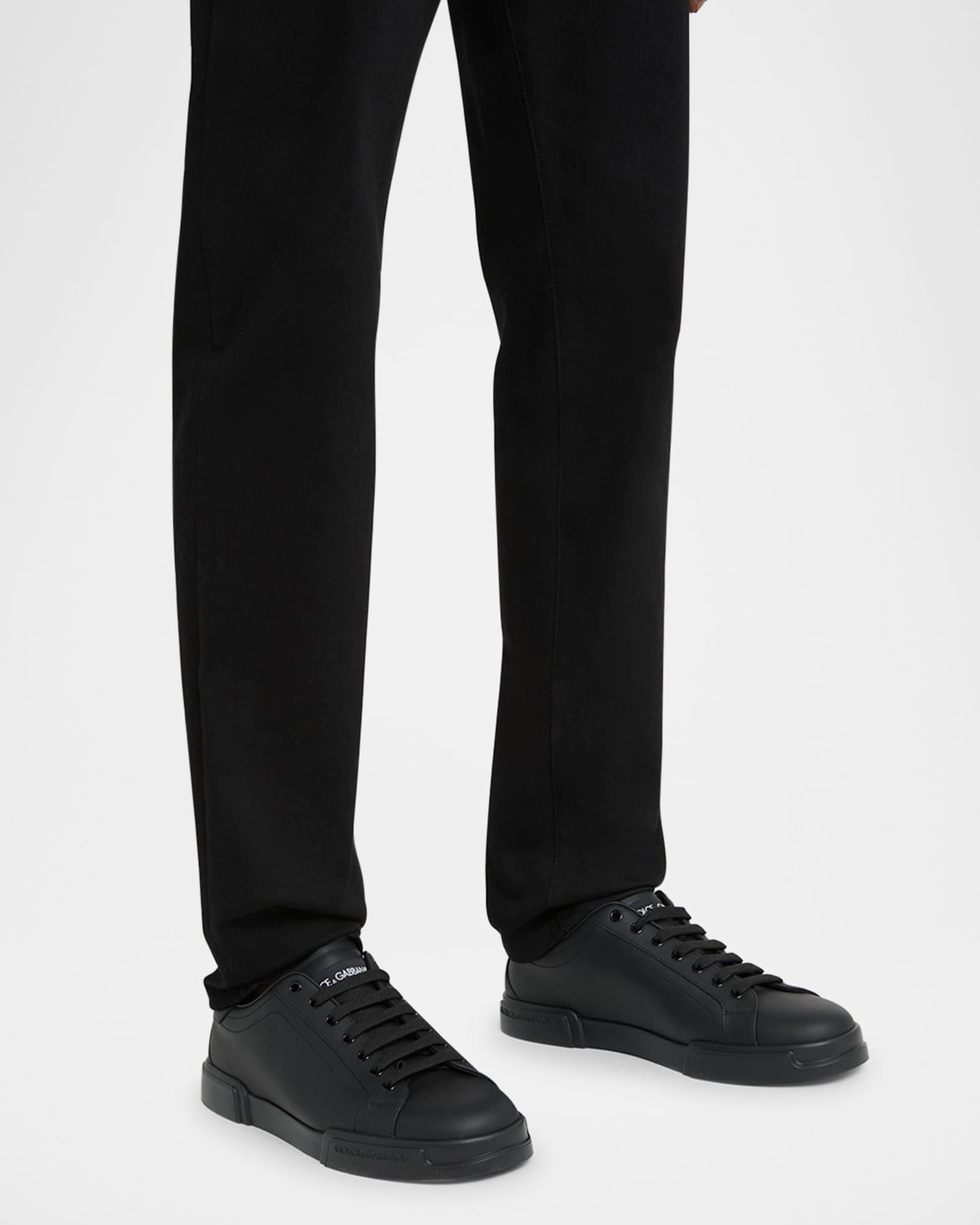 Men's Portofino Calfskin Low-Top Sneakers Product Image