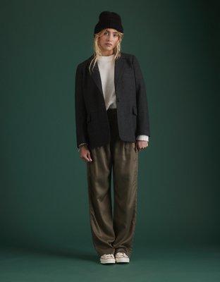 AE77 Premium Pleated Trouser Pant Product Image