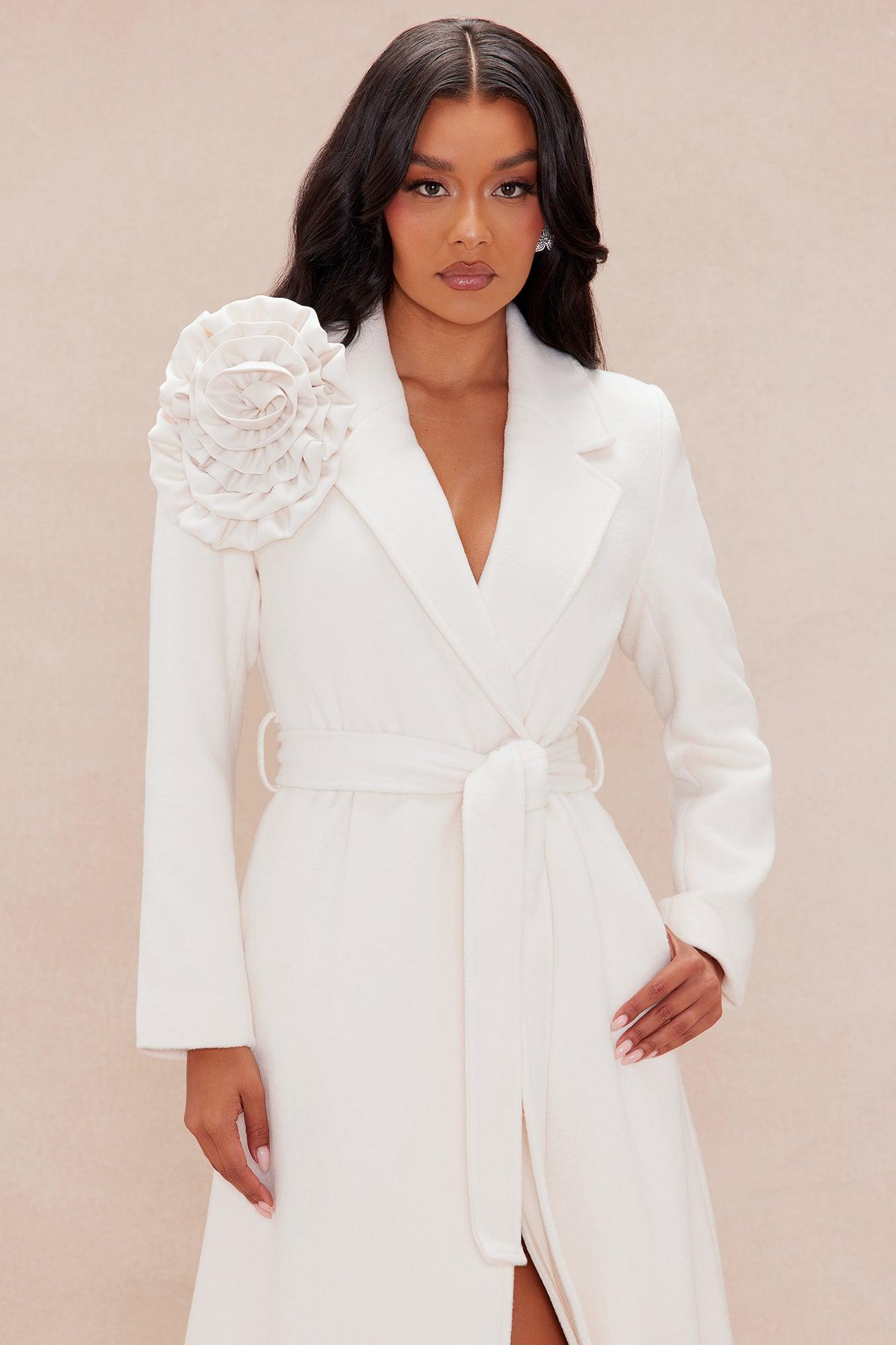 Vanessa Wool Coat - Cream Product Image