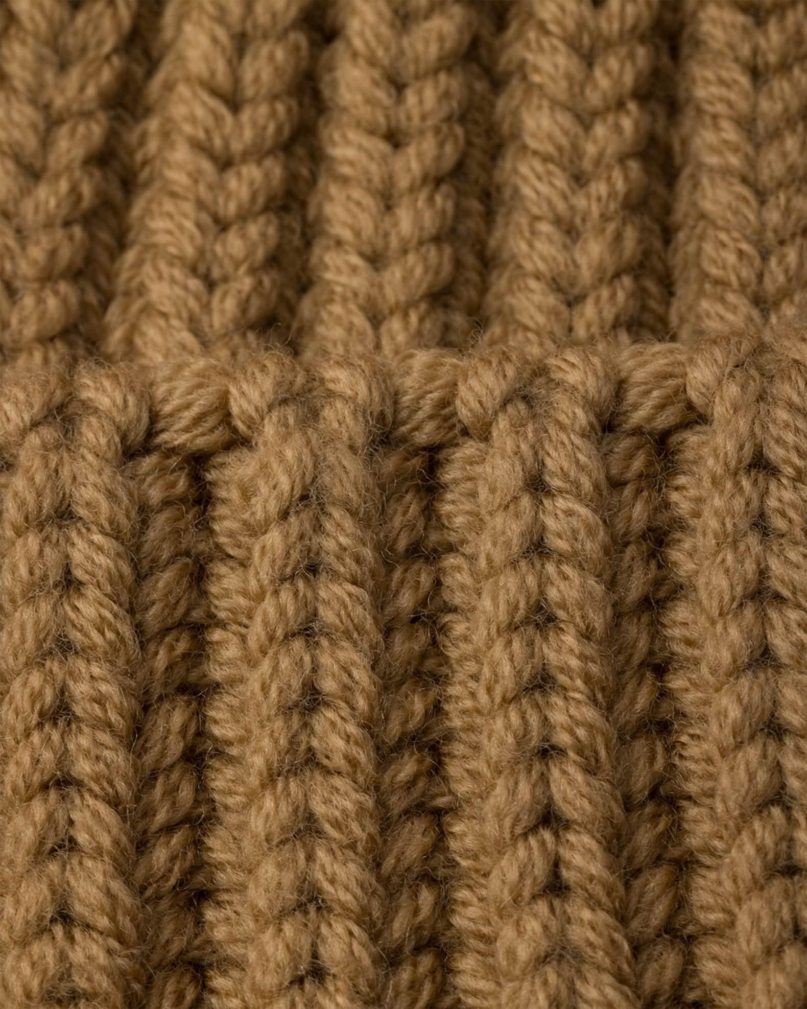 Knitted Virgin Wool Beanie Product Image