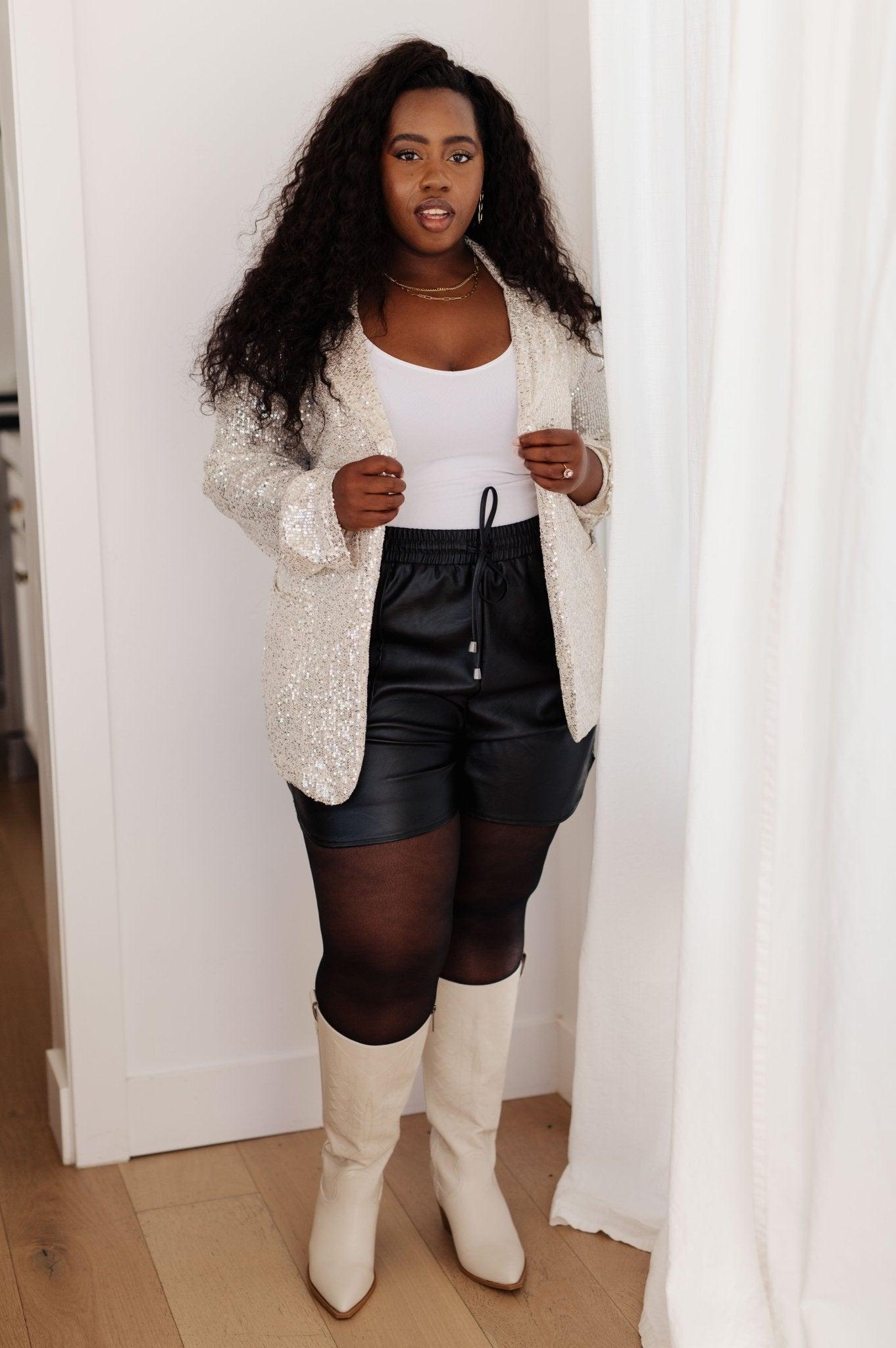 I Know You're Busy Sequin Blazer (Online Exclusive) Product Image