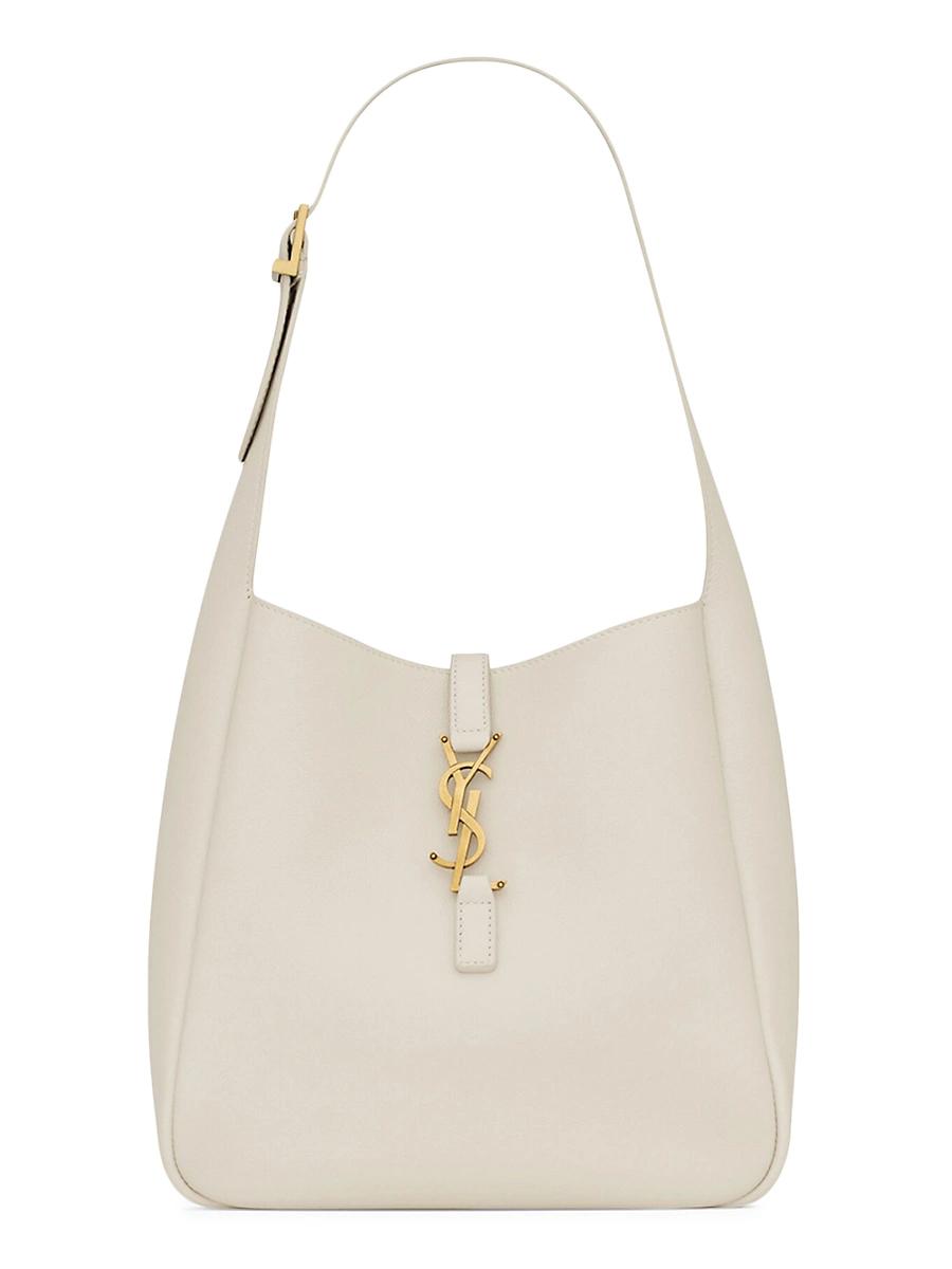 Womens Le 5 7 Supple Small Shoulder Bag in Grained Leather Product Image