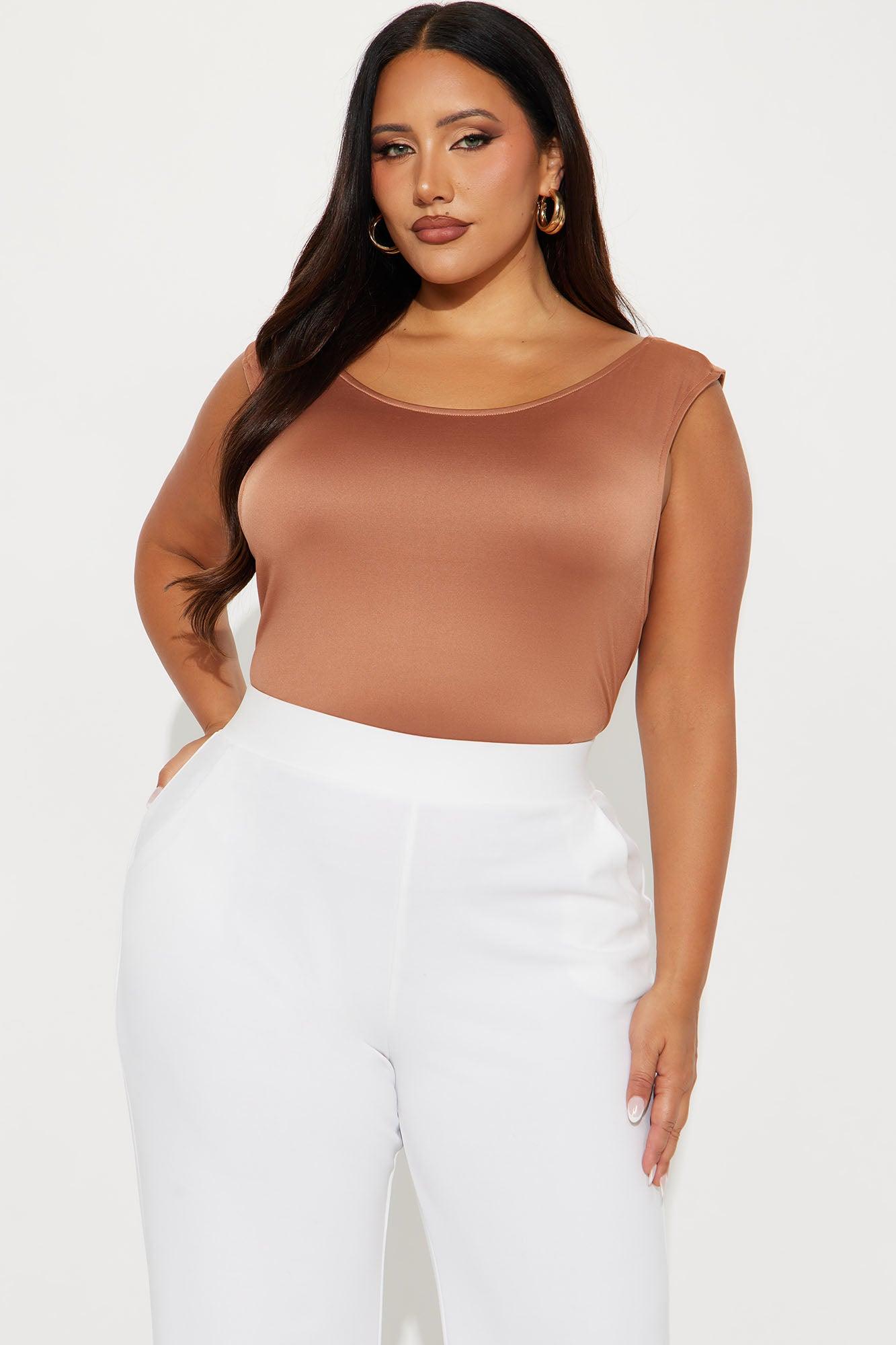 Teagan Cowl Neck Top - Mocha Female Product Image