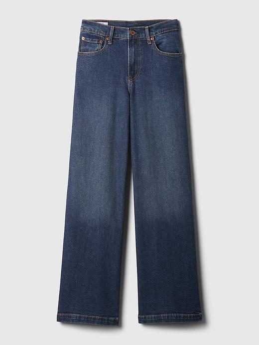High Rise Stride Wide-Leg Jeans Product Image