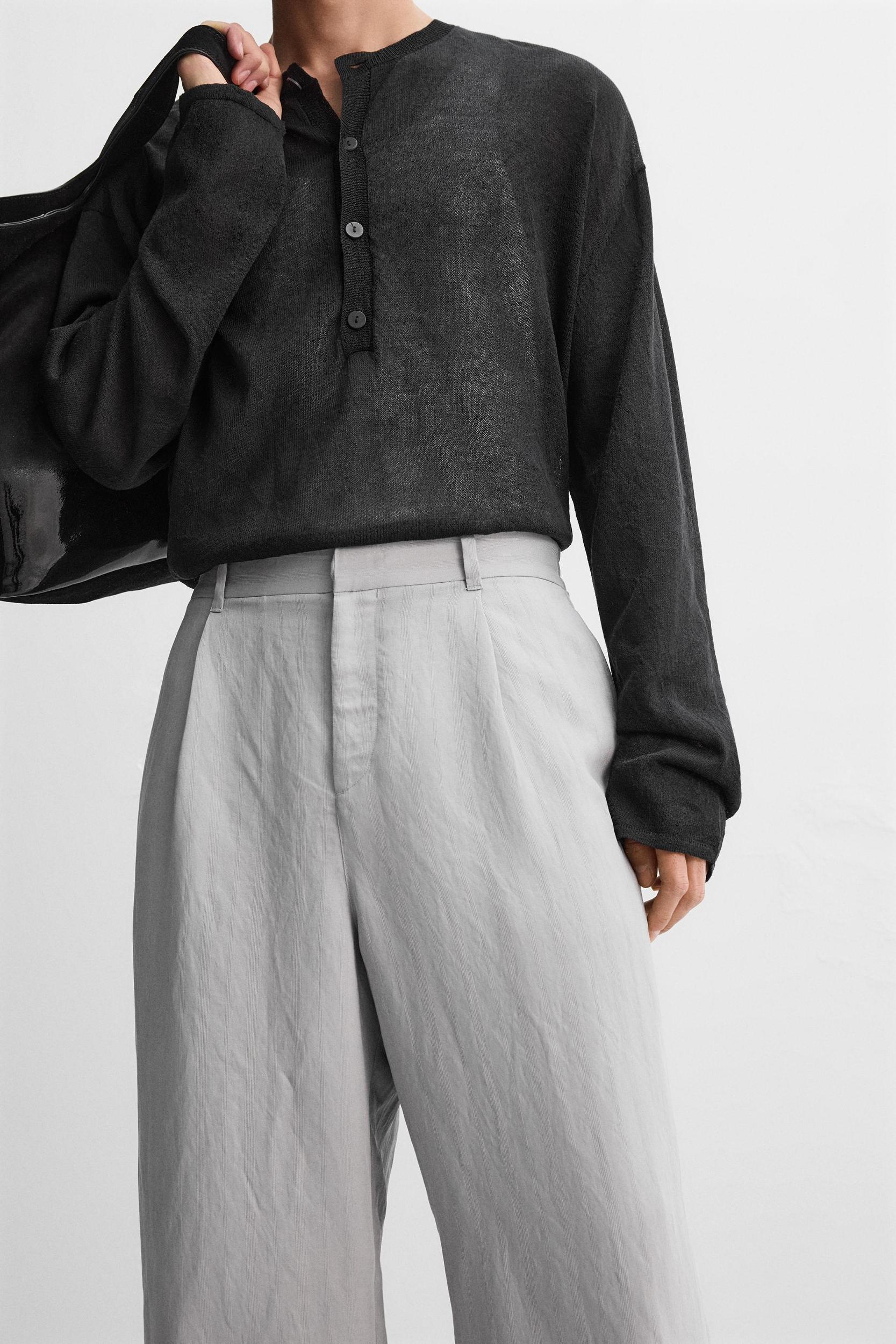 RELAXED FIT FLOWY PANTS Product Image