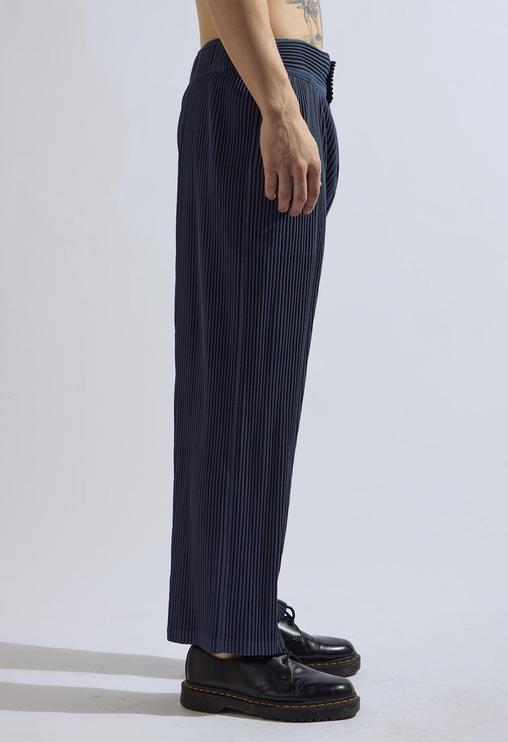 NKC PLEATED MENS JOGGER PANT NAVY Product Image