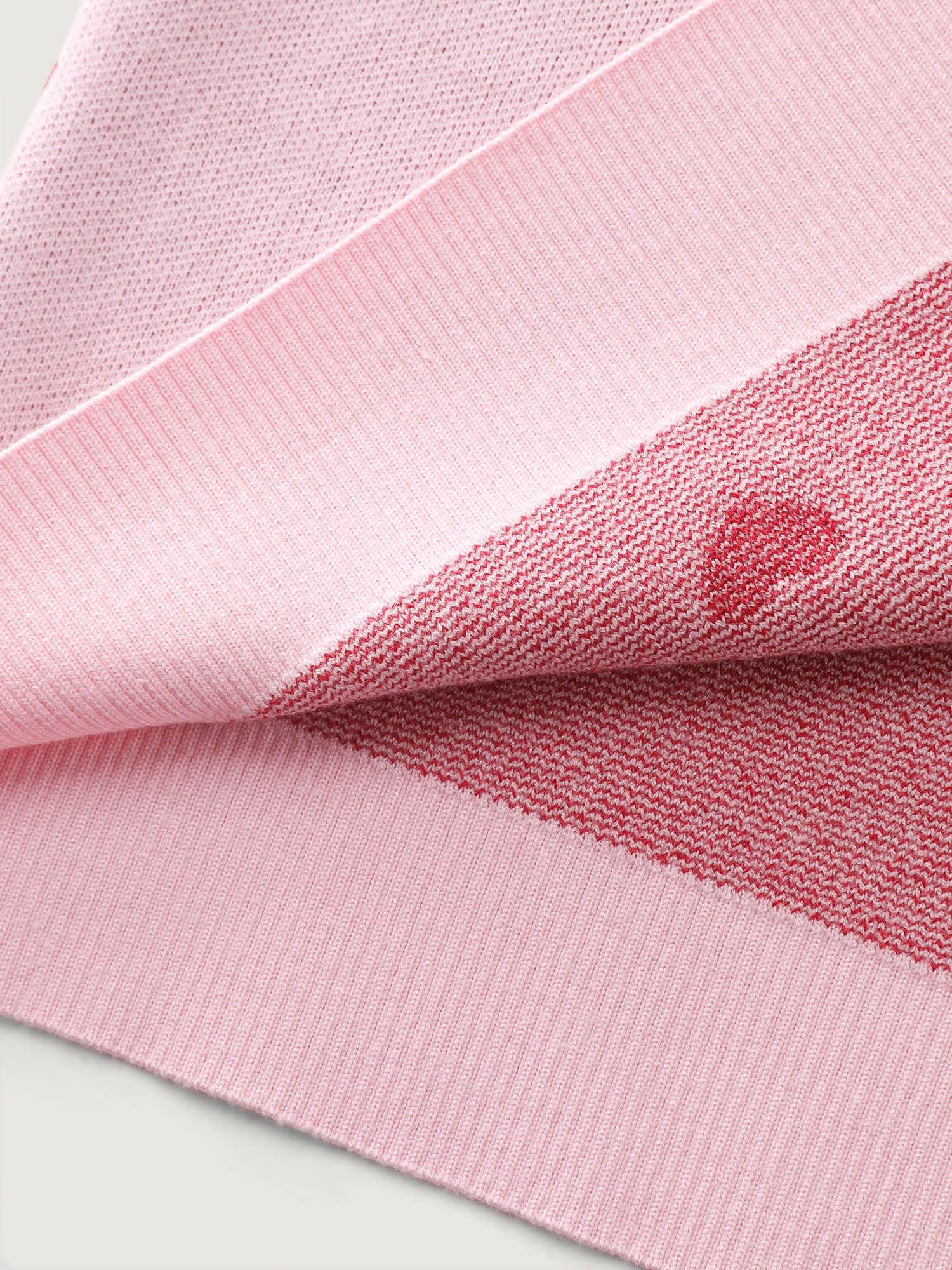 Love Pattern Jacquard Knit Cardigan Female Product Image