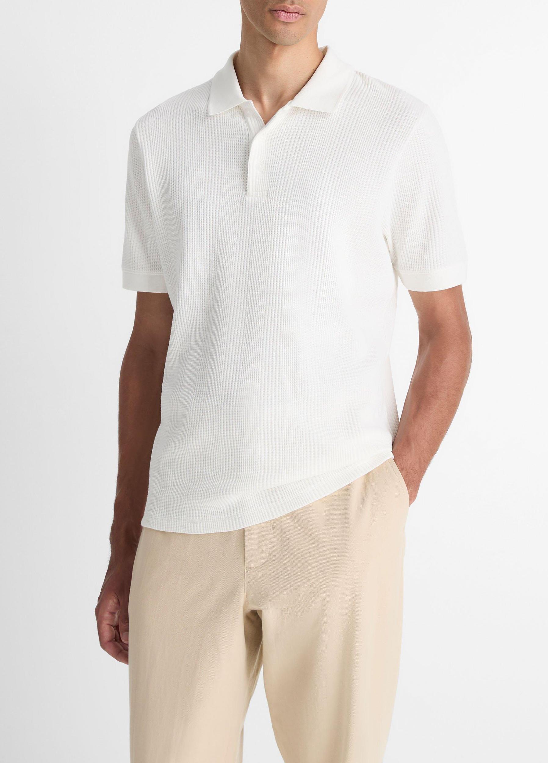 Variegated Pima Cotton Polo Shirt Product Image