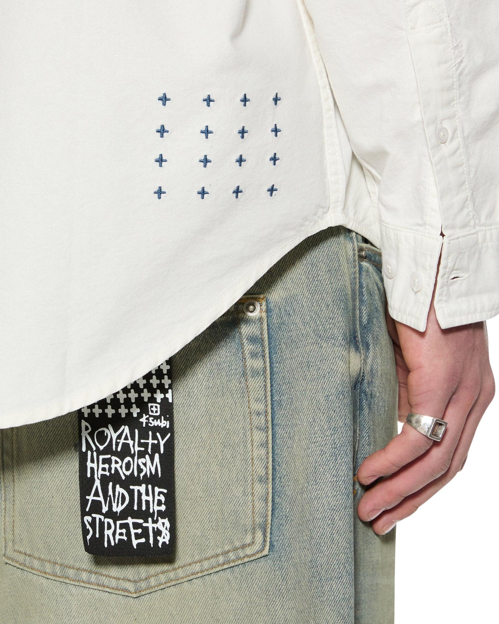 KSIGNATURE BUTTON DOWN LS SHIRT WHITE Male Product Image