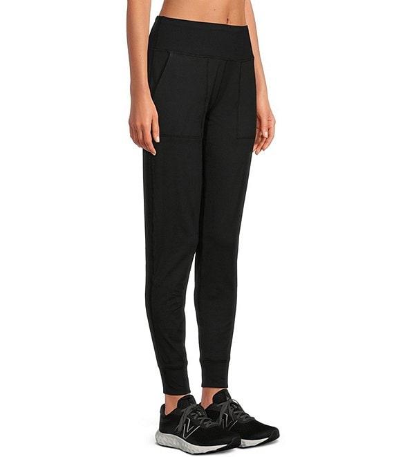 Kinesis High Rise Slim Suede Jersey Moisture Wicking Pull-On Joggers Product Image