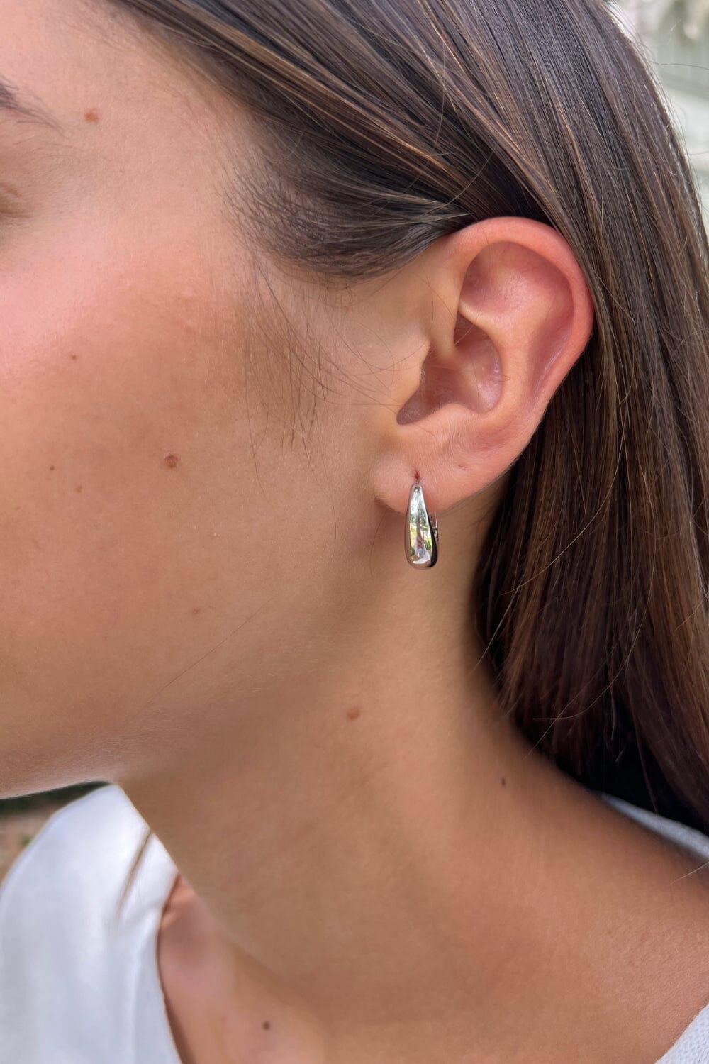 Chunky Hoop Earrings Product Image