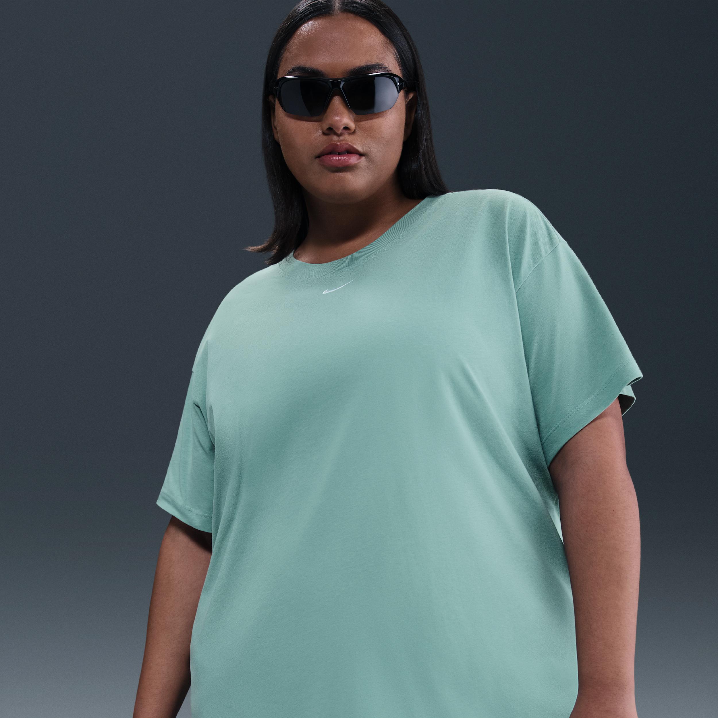 Womens Nike Sportswear Essential T-Shirt (Plus Size) | FJ2739-017 Product Image