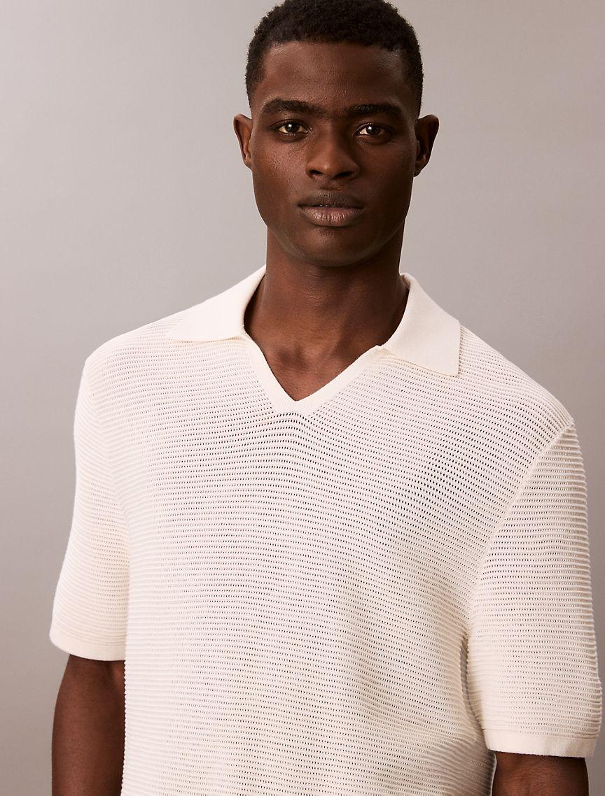 Tech Knit Sweater Polo Shirt Product Image