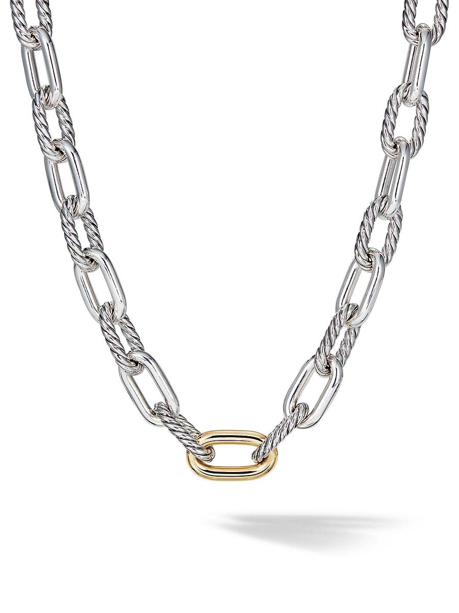 Womens DY Madison Chain Necklace in Sterling - Product Image