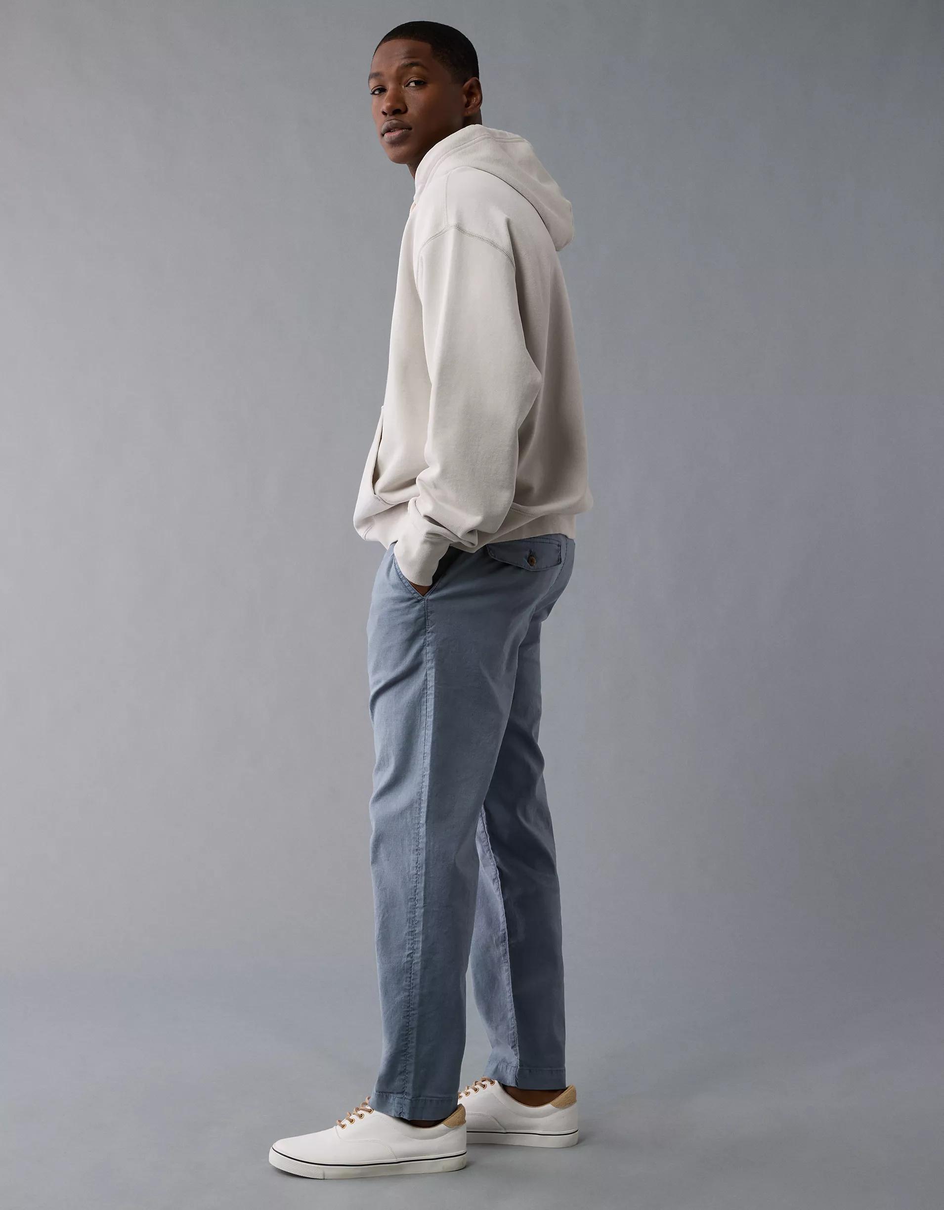AE Flex Linen-Blend Athletic Fit Pull-On Pant Product Image