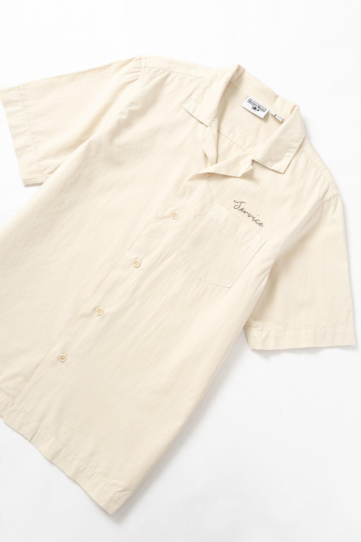 Service Works - Embroidered Resort Shirt - White Oak Product Image