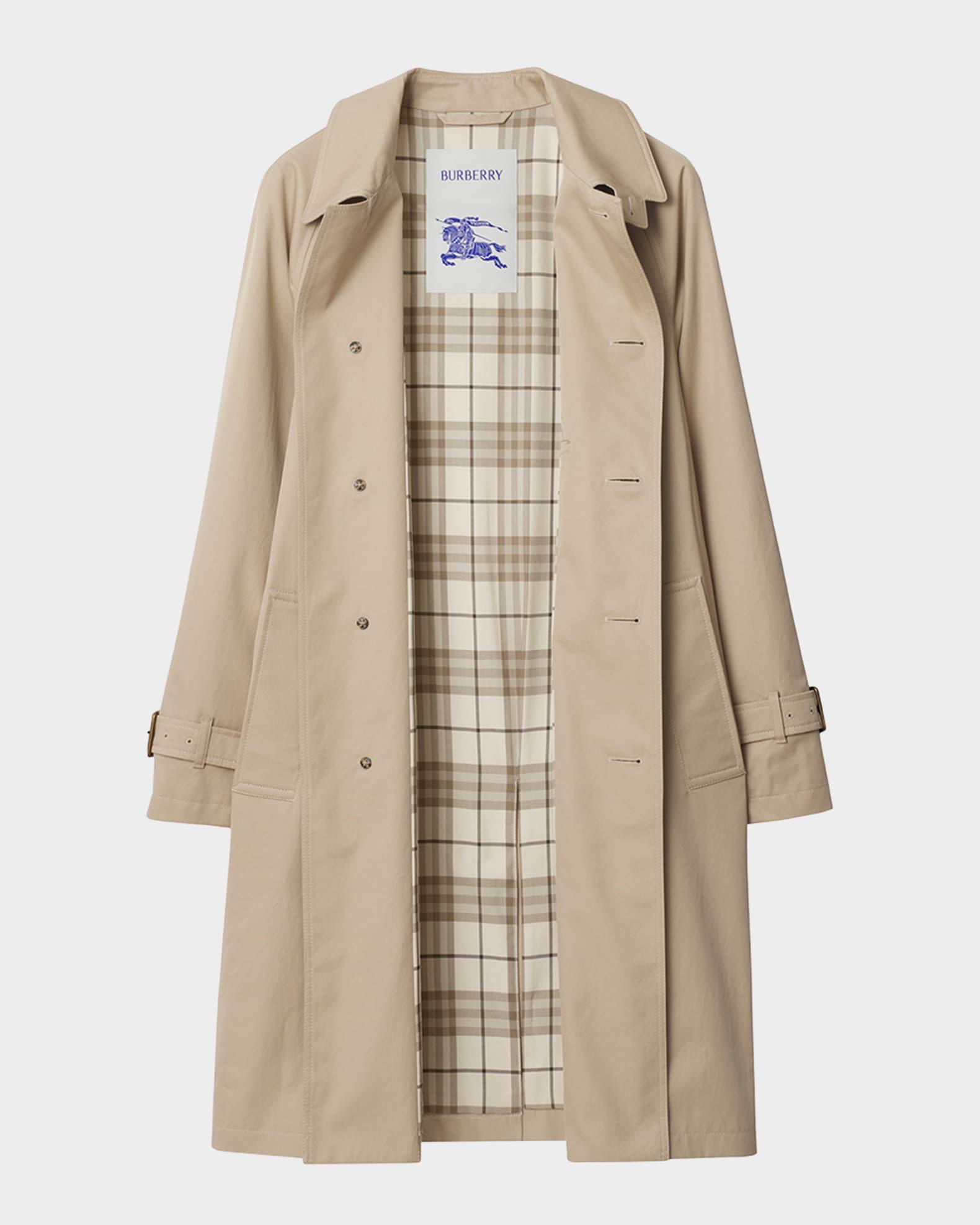 Men's Long Gabardine Car Coat Product Image