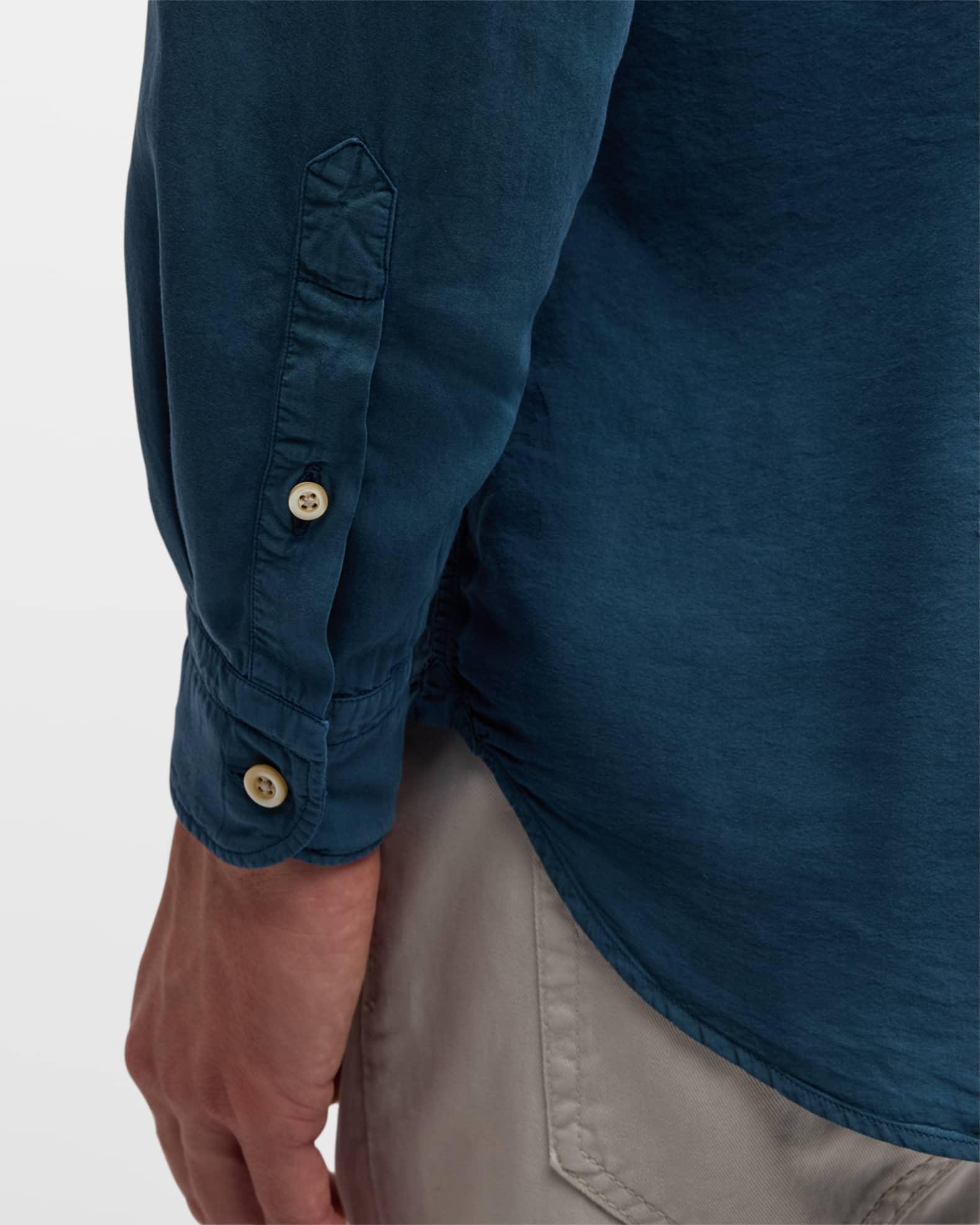 Men's Garment-Washed Lyocell Sport Shirt Product Image