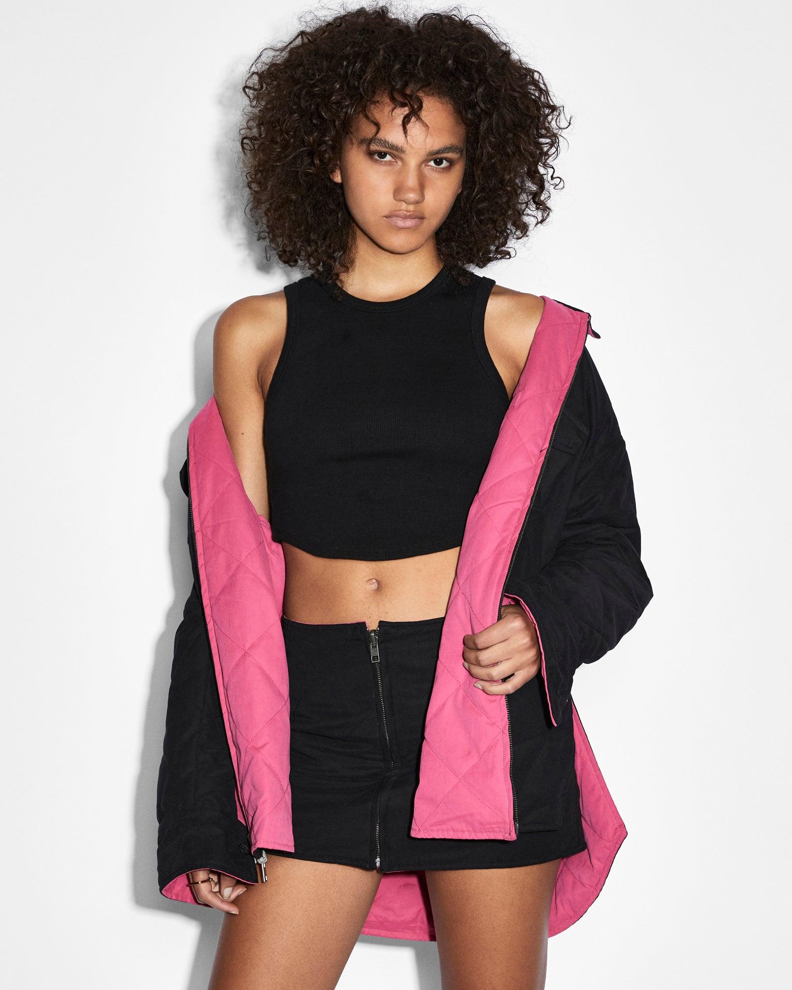 REVERSIBLE LS SHACKET Female Product Image