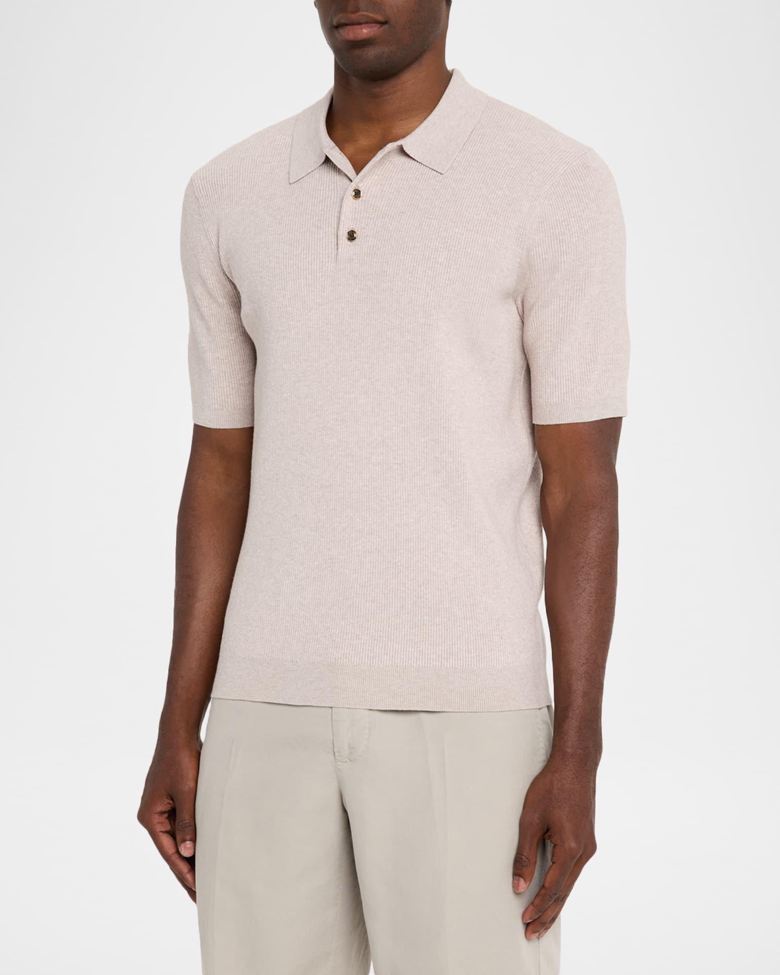 Men's Berch Ribbed Polo Shirt Product Image
