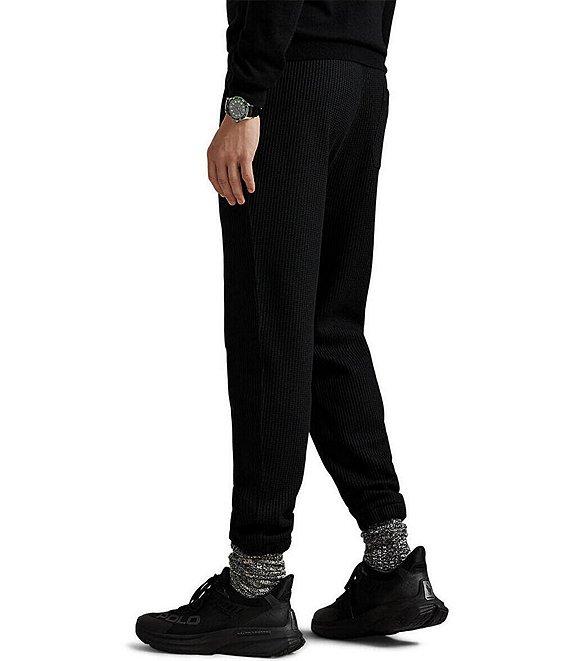 Polo Ralph Lauren Waffle-Knit Fleece Sweatpants Product Image
