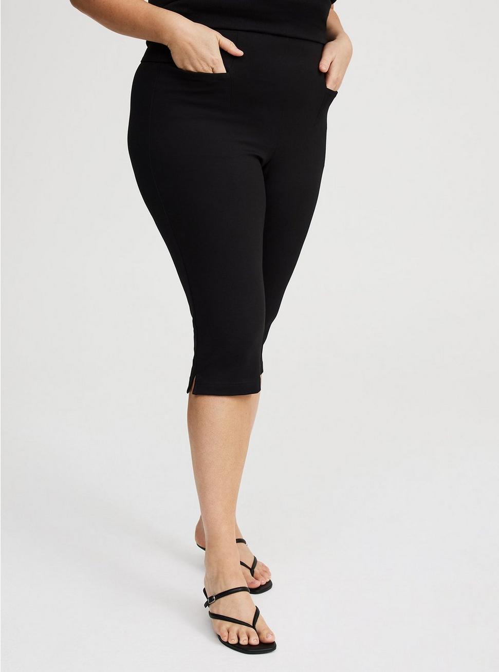 Pull-On High-Rise Capri Pant Product Image