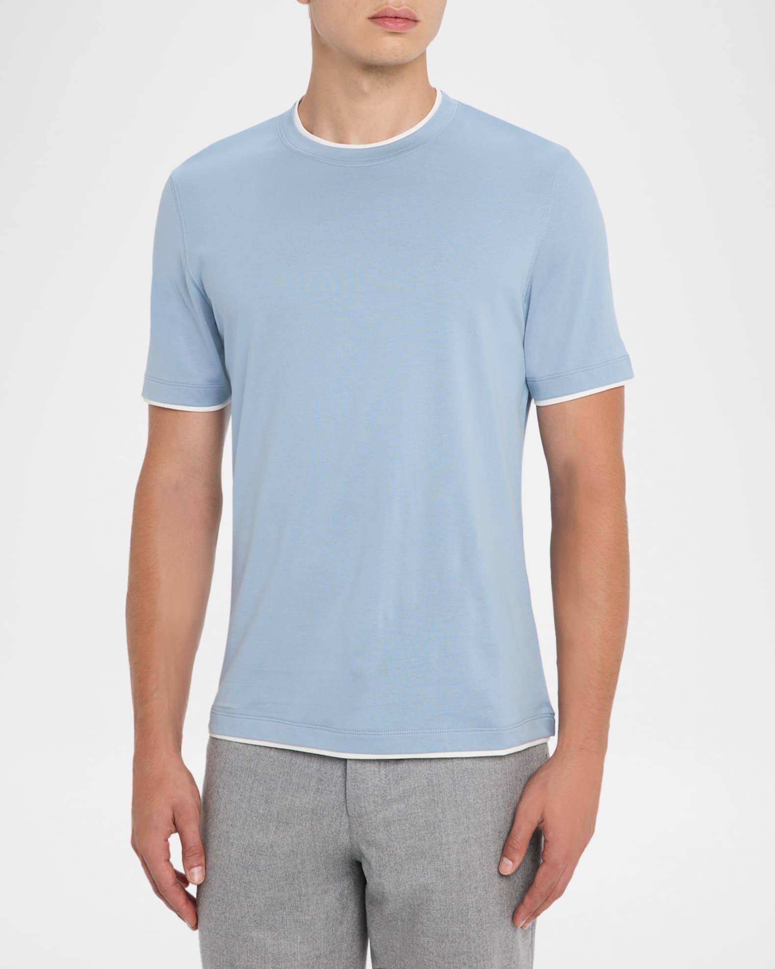 Men's Slim Fit Tipped T-Shirt Product Image