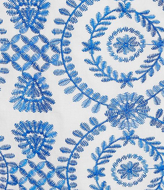 Jessica Howard Plus Size Embroidered Shift Dress Product Image