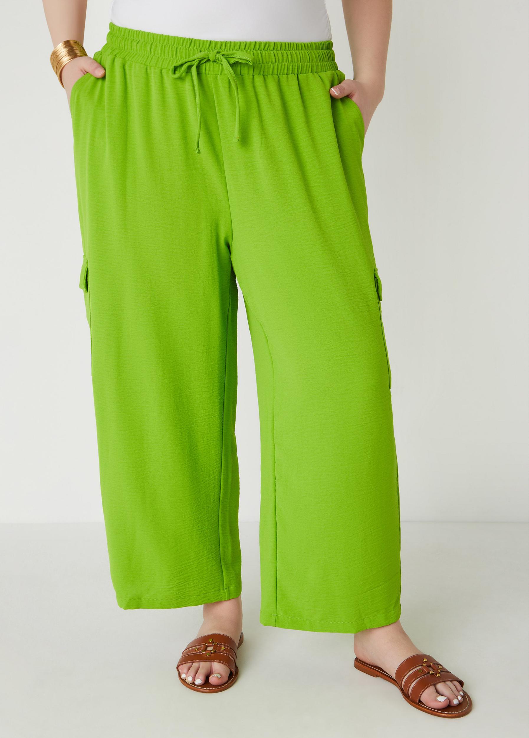 Mid Rise Textured Cargo Pants Product Image