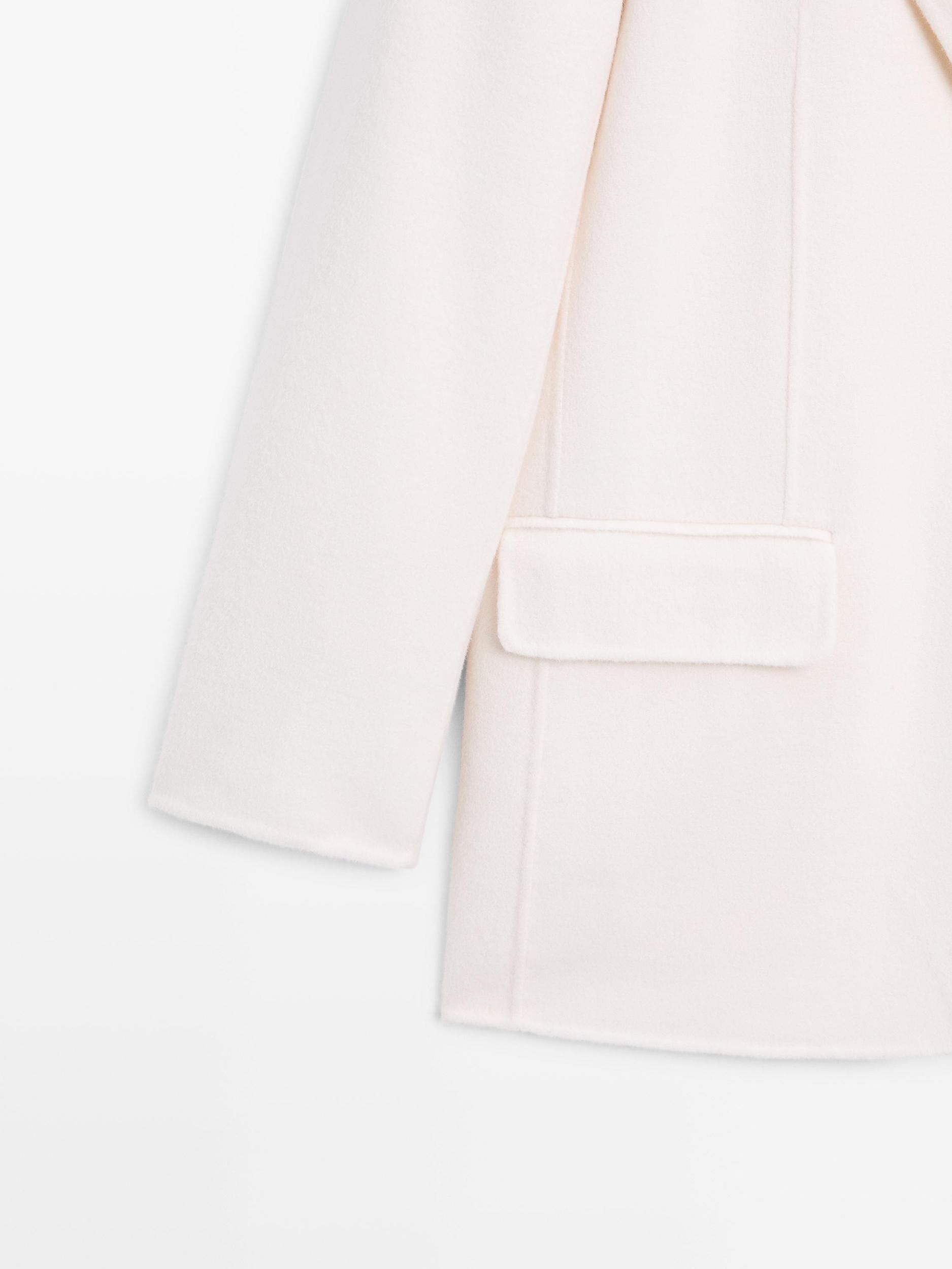 Wool blend blazer with scarf Product Image