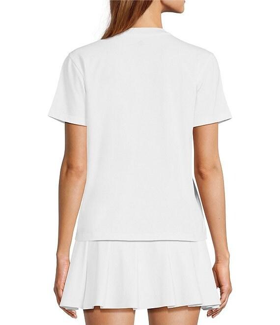 Antonio Melani Knit Crew Neck Short Sleeve #double;Love#double; Tee Product Image