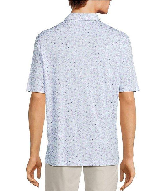Hart Schaffner Marx The Blueprint Collection Short Sleeve Stipple Floral Print Shirt Product Image
